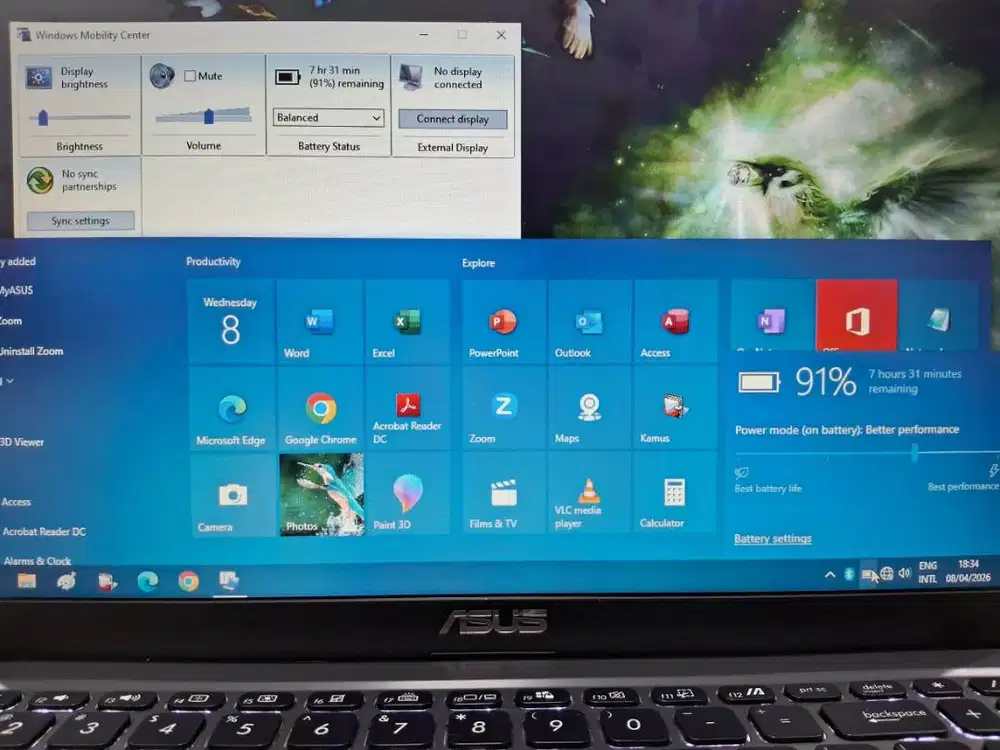 Laptop ASUS X540 DDR4 SSD ReadyUp Win ORI Batre KUAT Garnsi