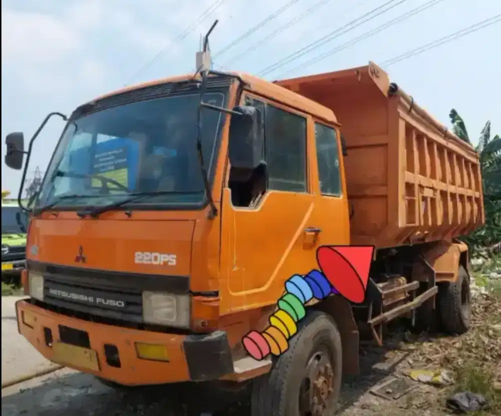 Mitsubishi Fuso 220Ps 4×2HD DumbtrukTurbo Orange Bio solar, Lohan/GIGa