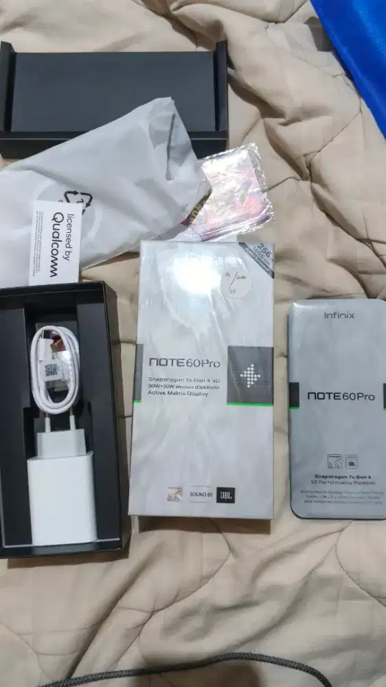 INFINIX NOTE 60 PRO 256 GB NEW BNIB BARU BUKA SEGEL BARUSAN DI TOKO