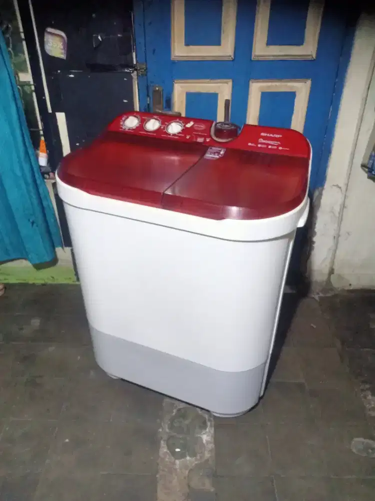 Jual mesin cuci Sharp kapasitas 10 kg pencucian pengering kencang
