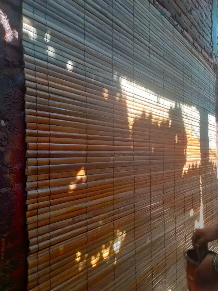 Tirai bambu, Tirai rotan, Tirai kayu, gamacca