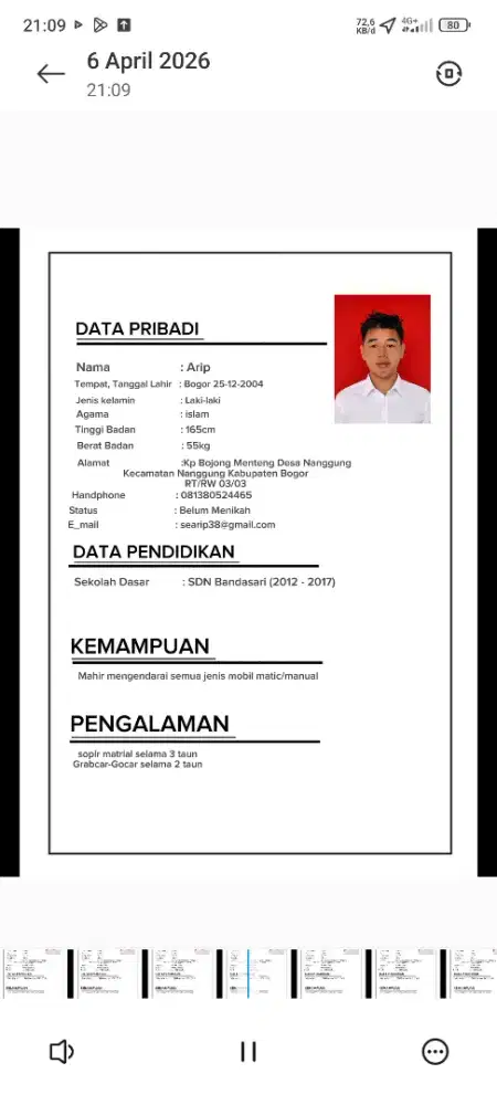 Siapa tau ada rezekinya modal SIM A KTP