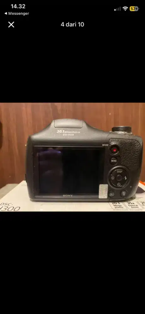 KAMERA SECOND SONY DSC H300 FULL SET