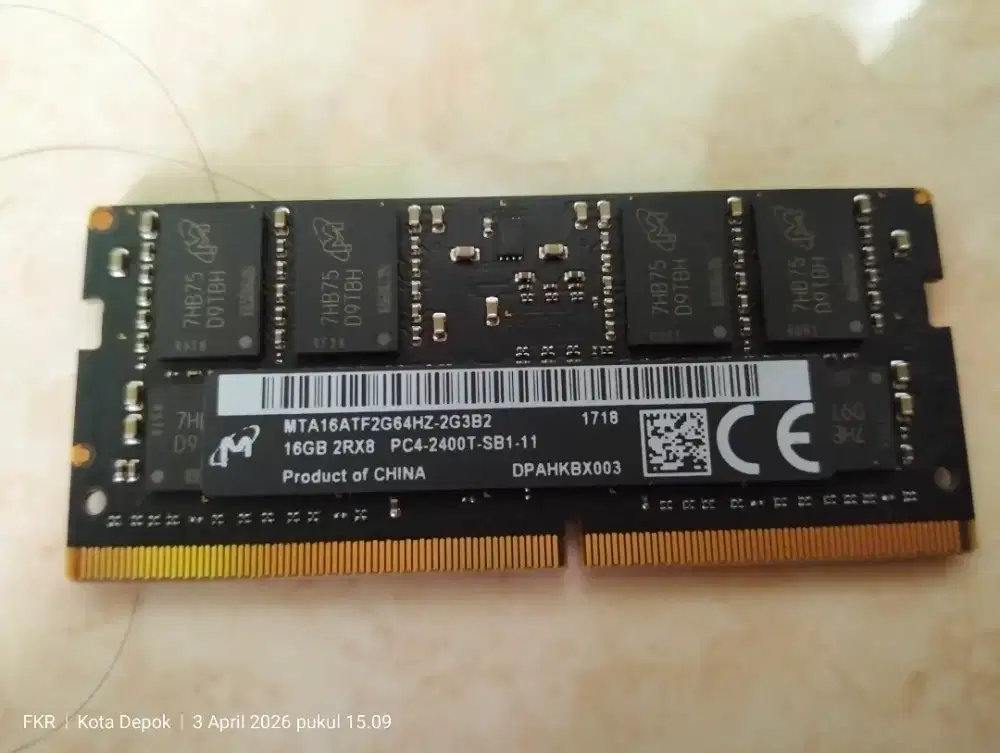 Ram DDR4 2400T 16 GB Ori Apple Copotan Imac