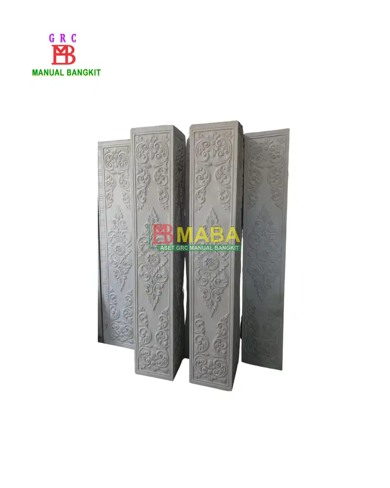 Pilar Kotak Motif Ukir