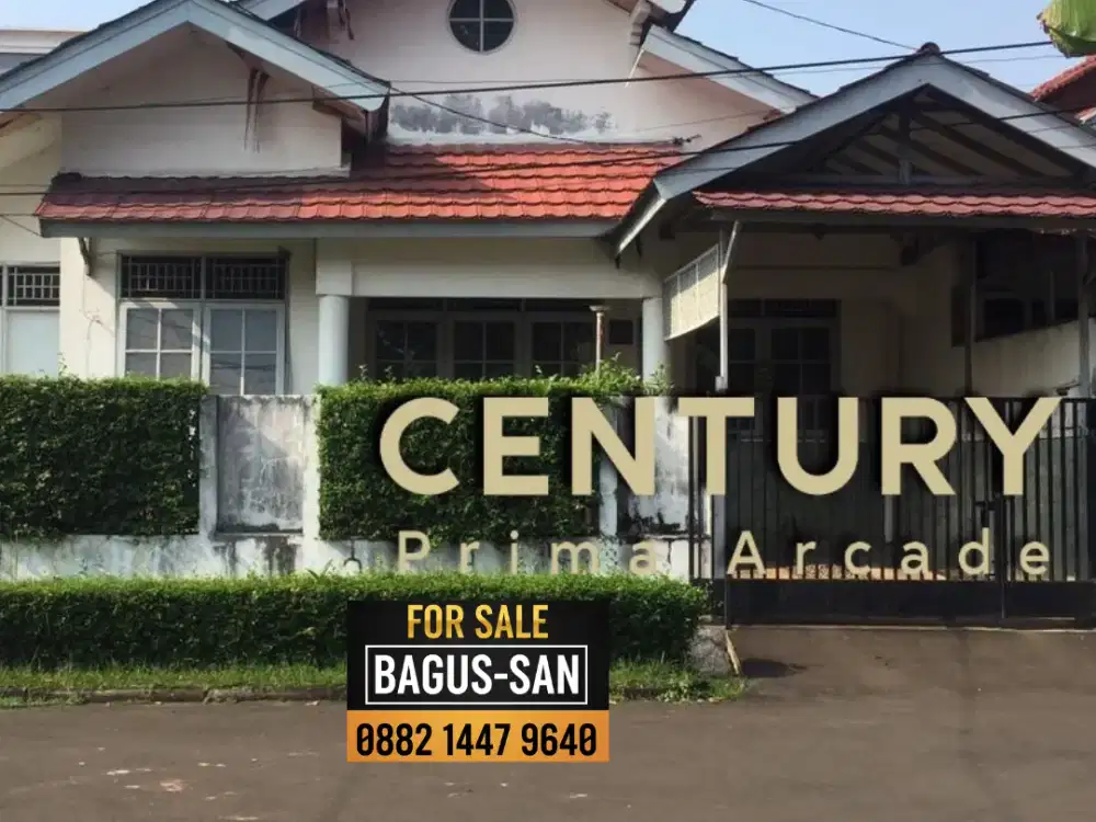 Rumah Hoek 1 LT Perlu Renov Bintaro sektor 9 Cocok Untuk Investor