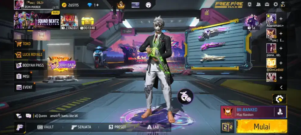 Ready stock akun free fire harga bisa di tawar yg mau beli buruan