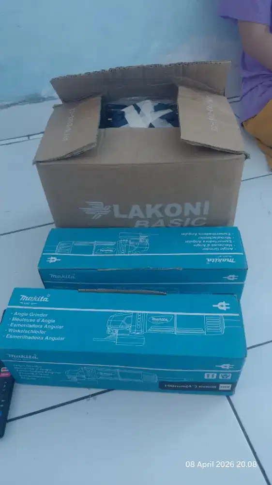Jual mesin las lakoni dan 2 unit mesin gerinda makita 4inc