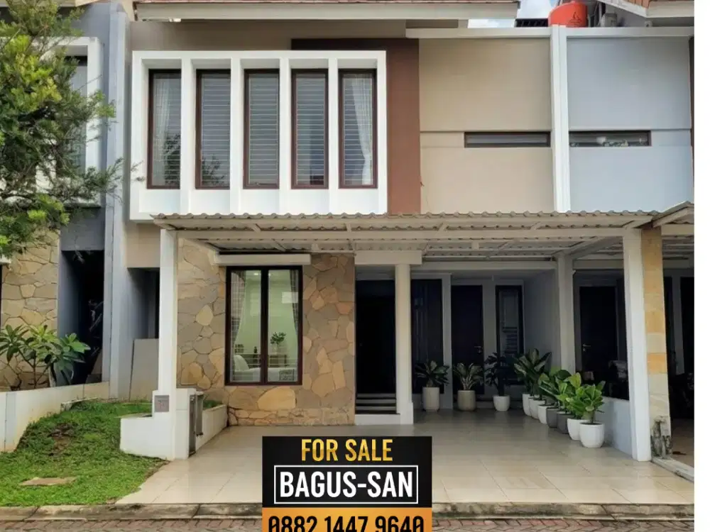 Rumah Terawat Menarik Ada halaman belakang di Discovery Bintaro Sektor 9