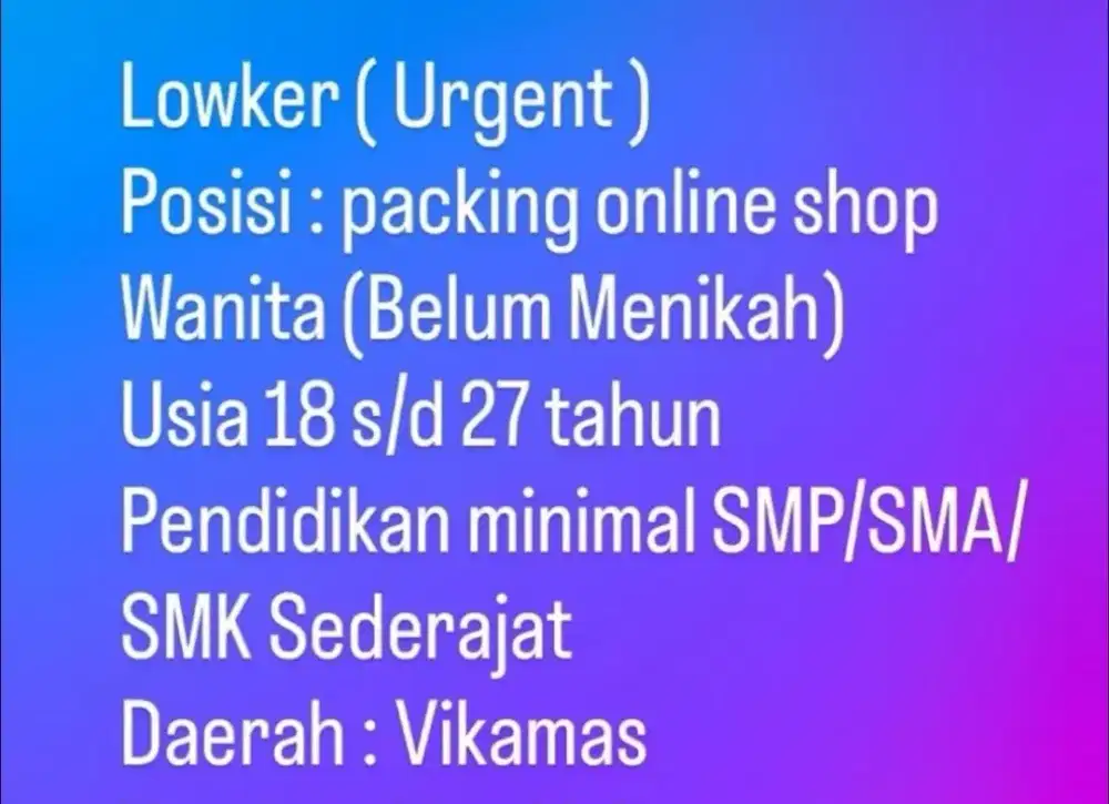 Lowker : Packing Online Shop