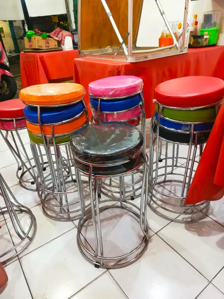 18 Kursi Bangku Bulat Staniless Murah Istimewah