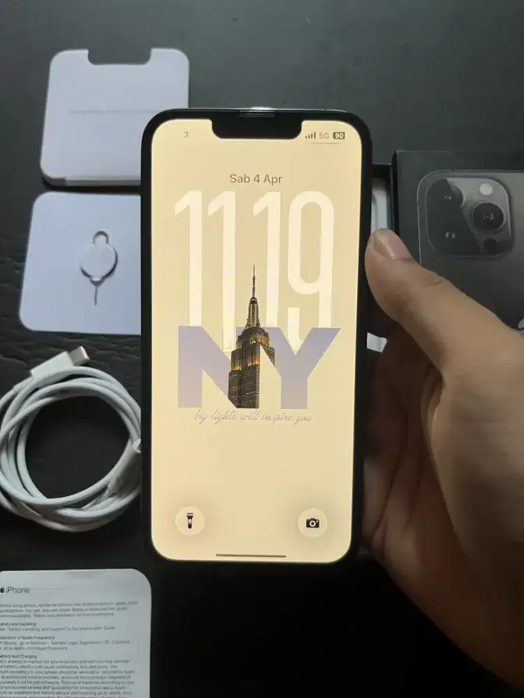 iPhone 13 Pro 128Gb Graphite All Operator, Fullset Mulus Nominus