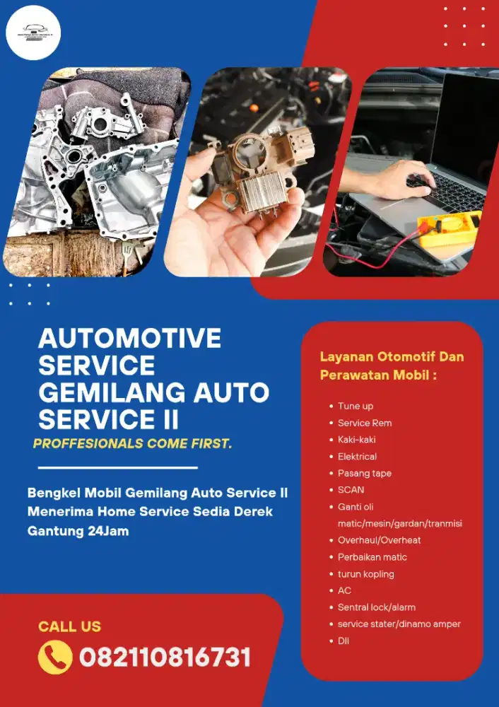 Bengkel Mobil Gemilang Auto Service II Layanan Otomotif Dan Perawatan