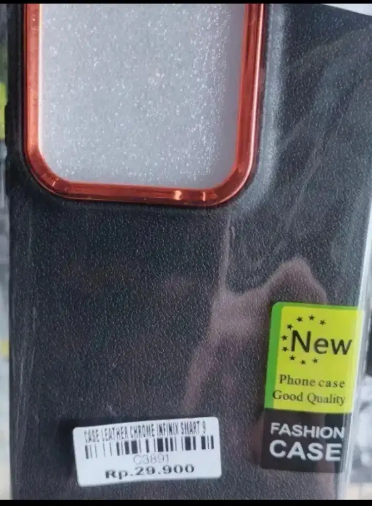 CASE LEATHER CHROME INFINIX SMART 9