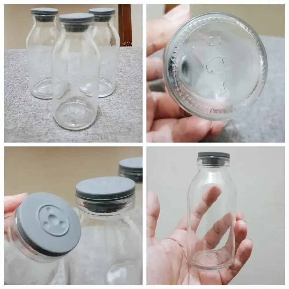 Botol Kaca Kecil 3 pcs