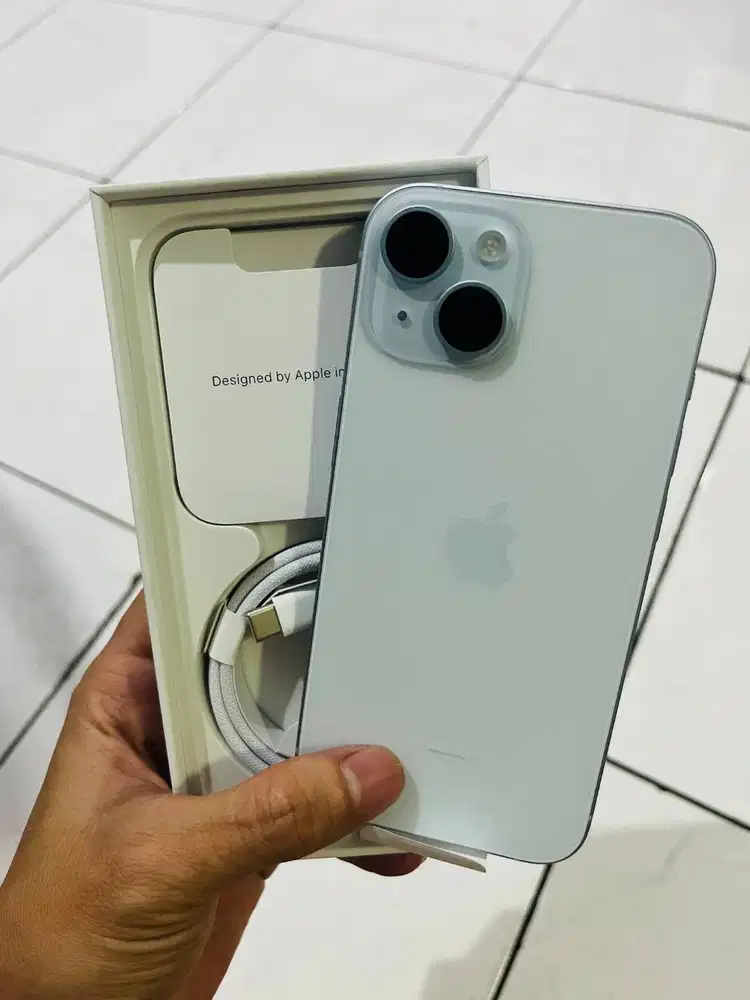 iPhone 15 (128GB) Mist Blue - iBox