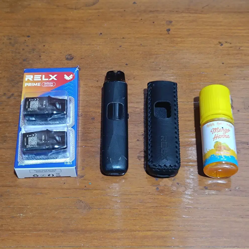 Relx Prime + Bundle Cartridge + Free Refill / Case Murah!