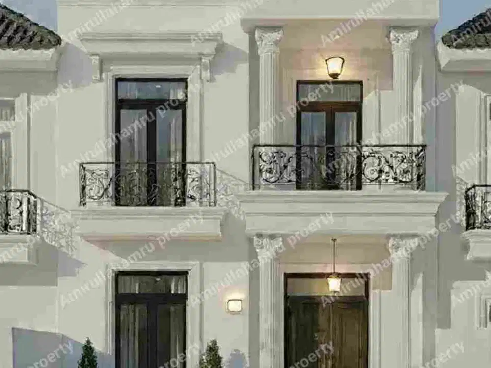 Rumah cluster Desaign exclusive | gaya classic eropa di cipayung jakarta.