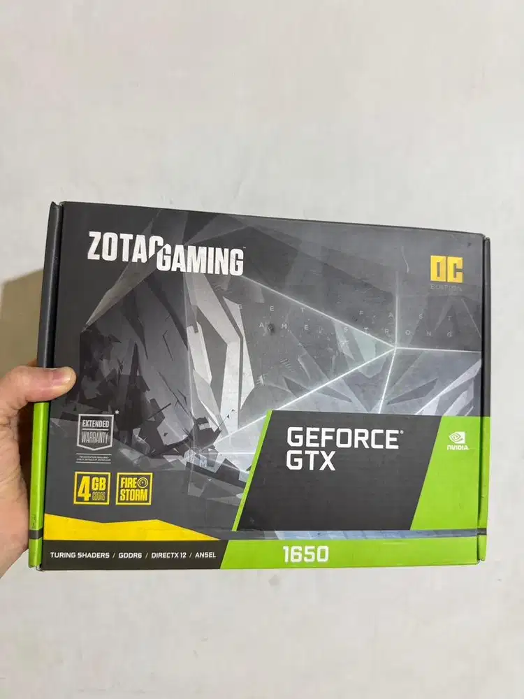 Jual VGA geforce GTX-1650 zotac gaming nvidia