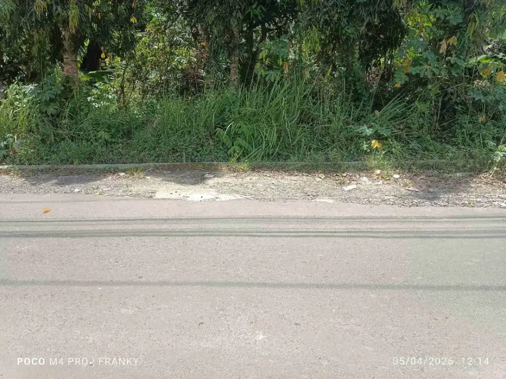 tanah pinggir jalan dalung kota serang banten