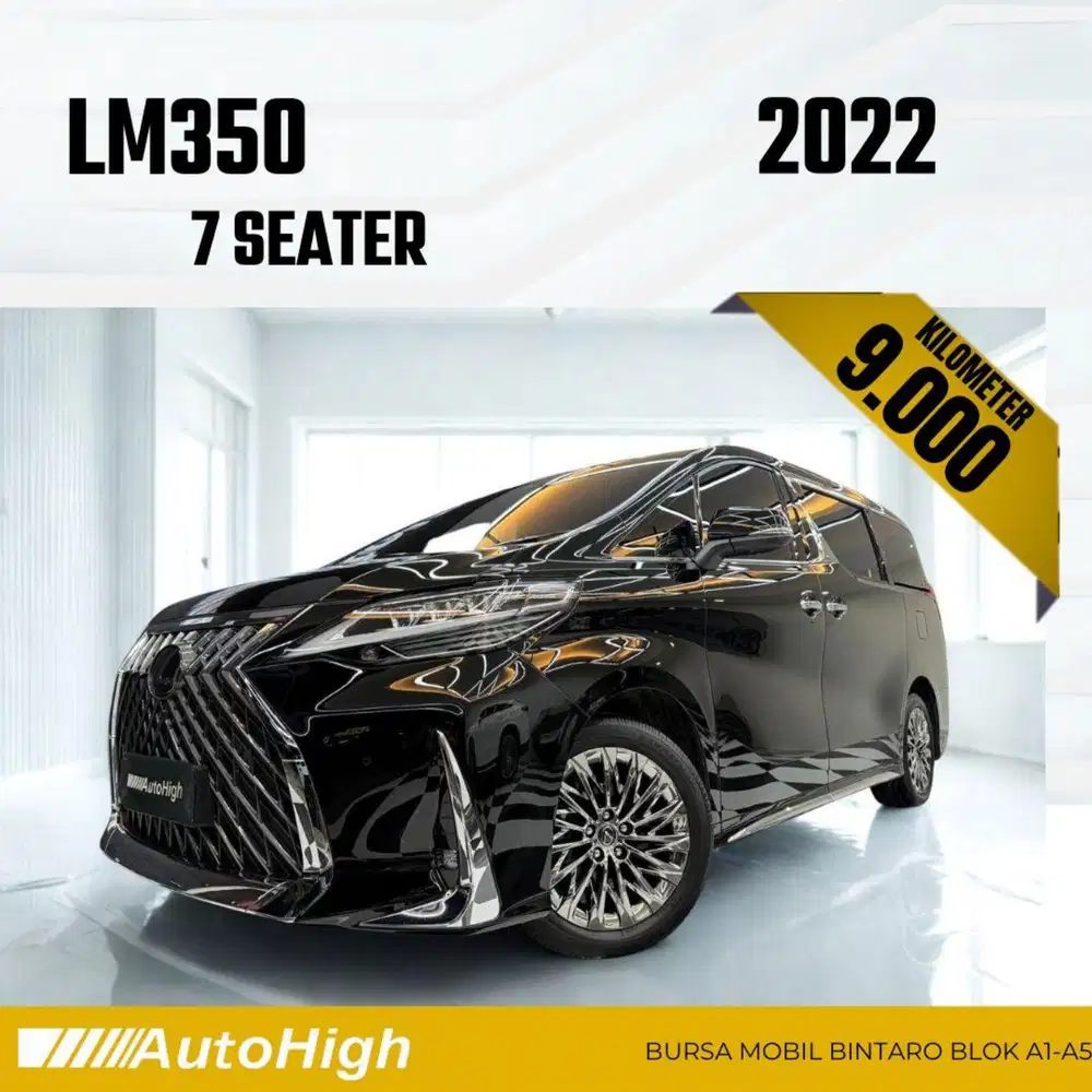 DP10% [Km9.000] LM350 7Seater 2022 Black / LM 350 Reg 2023 #AUTOHIGH