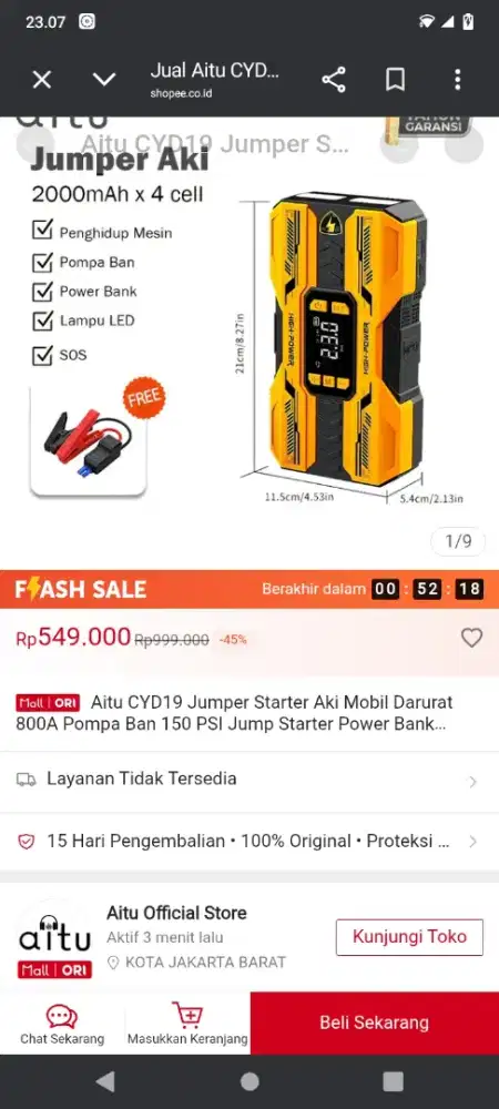 Jual cepet nego tipis