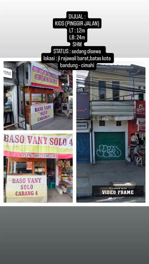 kios pinggir jalan kota bandung