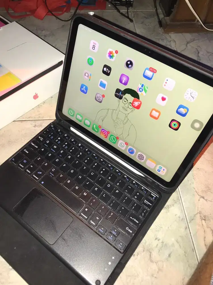 Apple iPad Gen 11 (A16) 128 gb Pink Paket Komplit