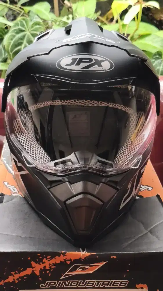Helm JPX Duke X-606 Black Doff SuperMoto Original 99% Like New