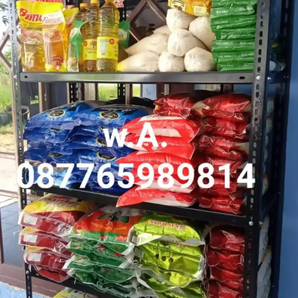 Rak besi serbaguna ramping