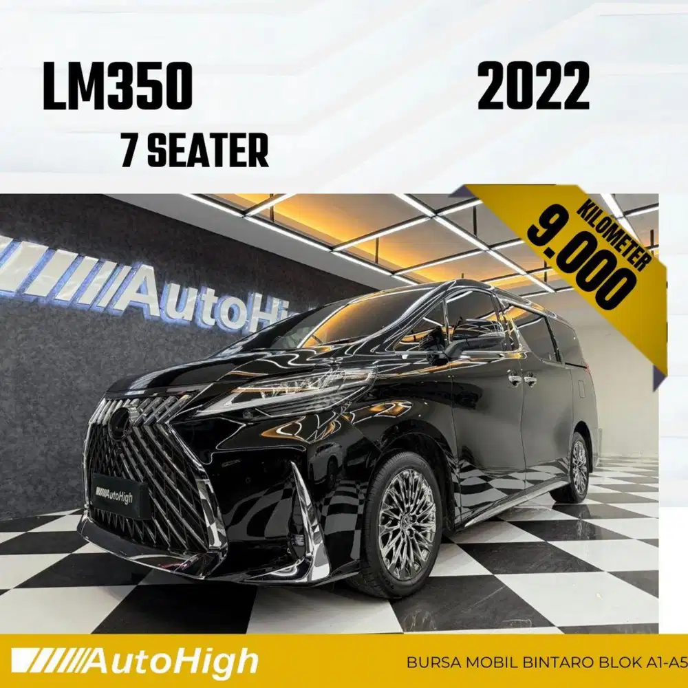DP10% [Km9.000] LM350 7Seater 2022 Black / LM 350 Reg 2021 #AUTOHIGH