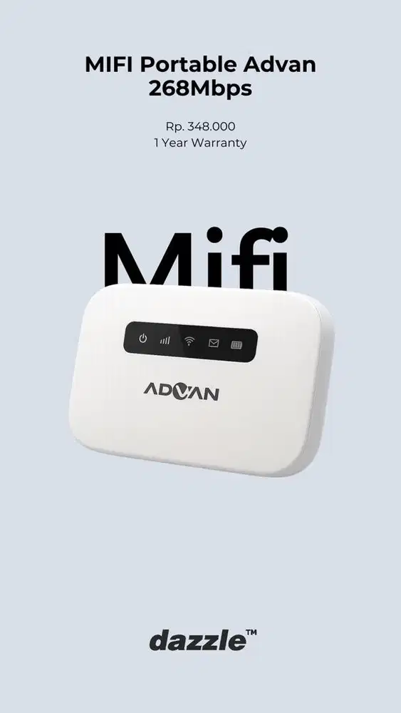 MODEM MIFI ADVAN GARANSI 1 TAHUN