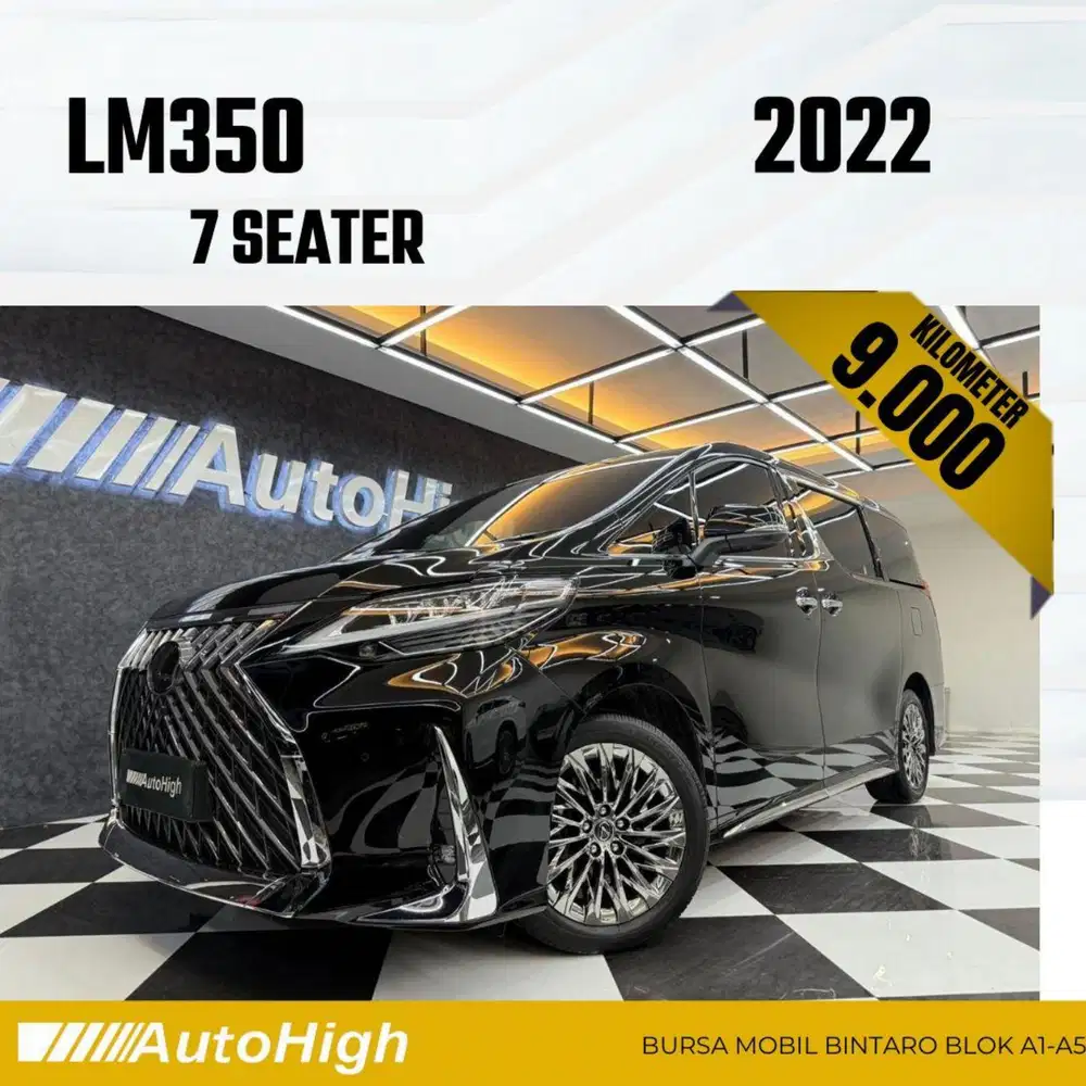 DP10% [Km9.000] LM350 7Seater 2022 Black / LM 350 Reg 2023 #AUTOHIGH