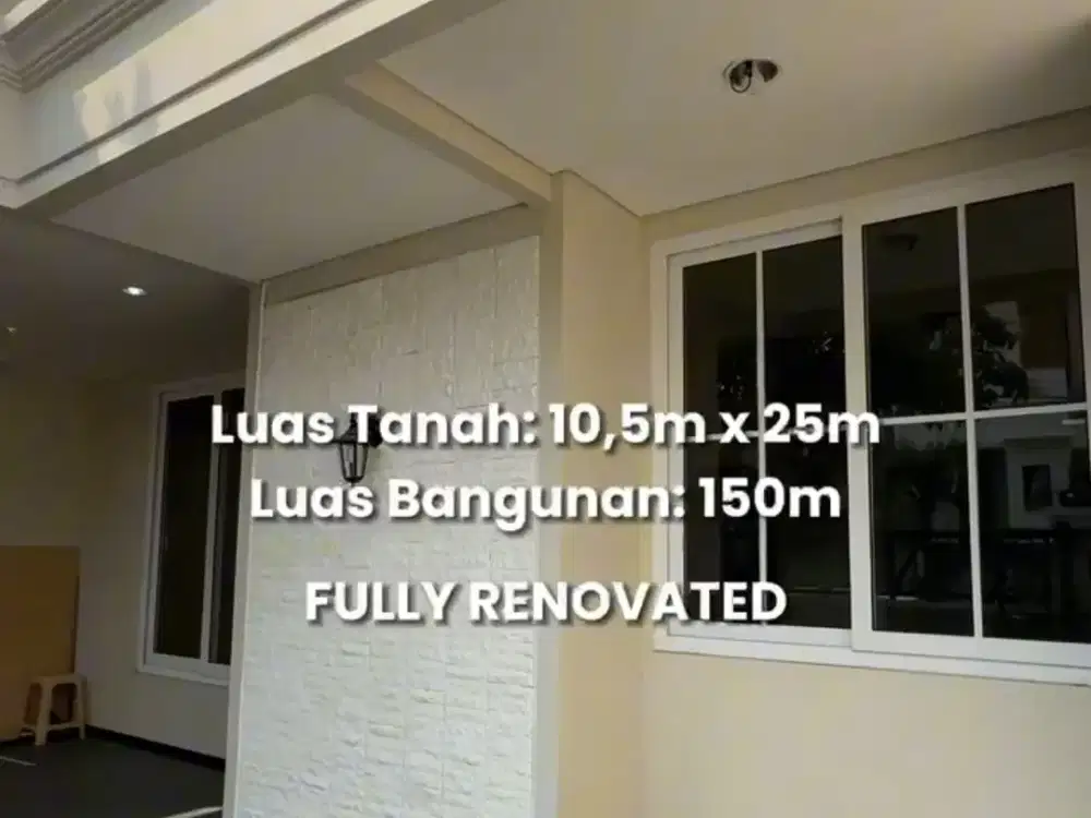 bangunan baru renov total villa kalijudan