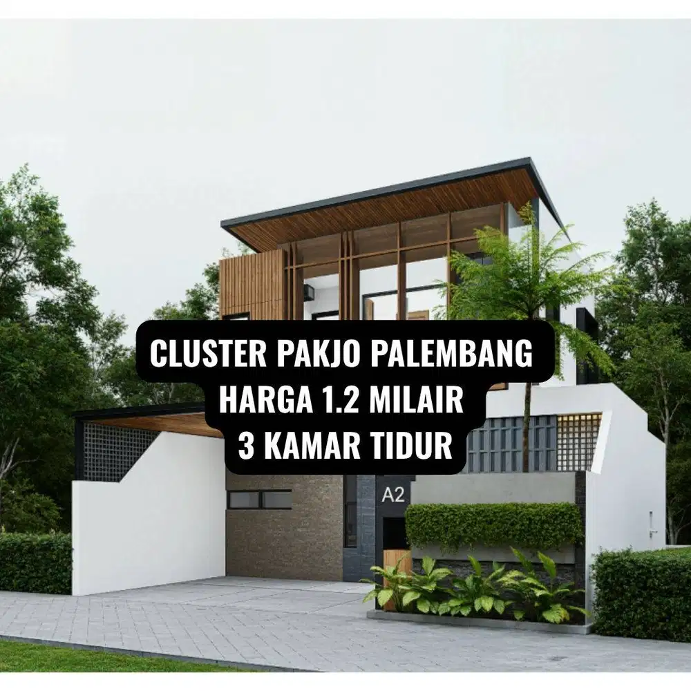 RUMAH CLUSTER PAKJO KOTA PALEMBANG