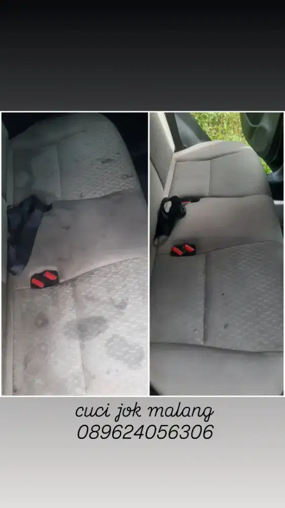 cuci jok mobil, sofa/ springbed