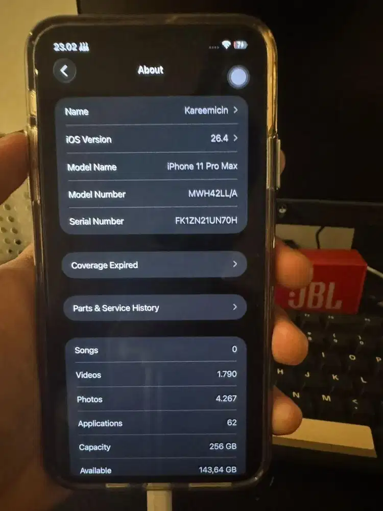 iphone 11 pro max 256 gb inter all opp