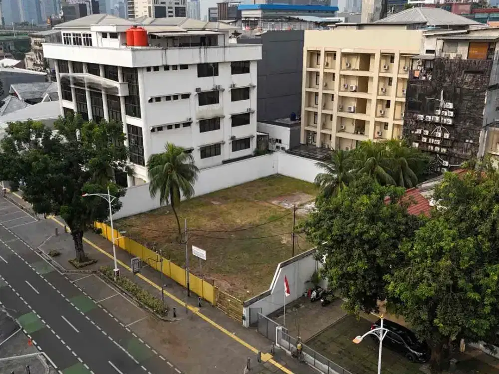 Jual Tanah Komersial Kebayoran Baru Jakarta Selatan 943 m² Izin 6 Lantai Cocok Kantor Hotel Resto