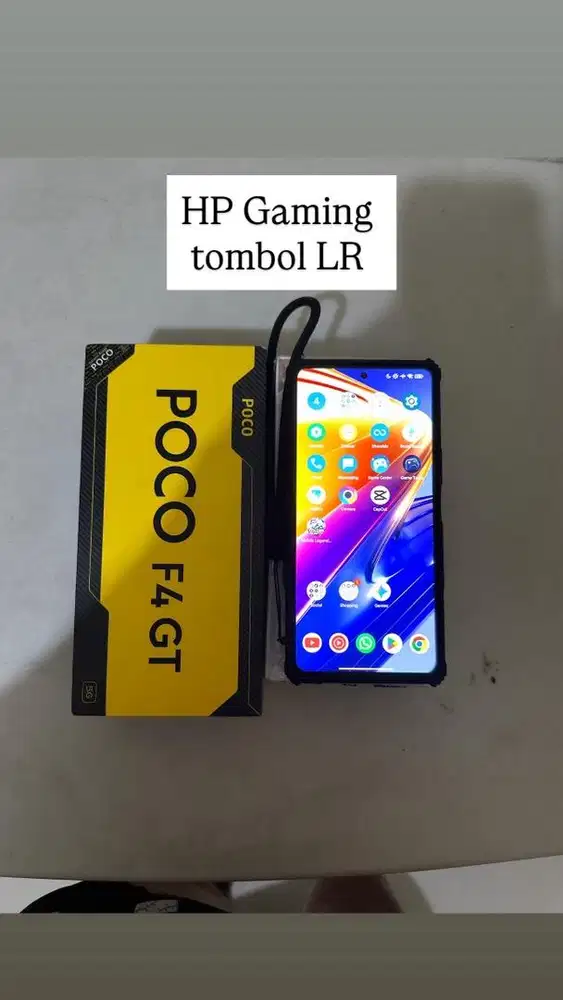 TT BT POCO F4 GT tombol LR gaming Cas 120w