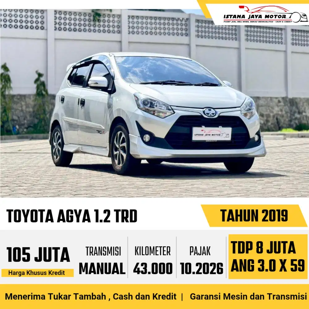 TOYOTA AGYA 1.2 TRD SPORTIVO MANUAL 2019
