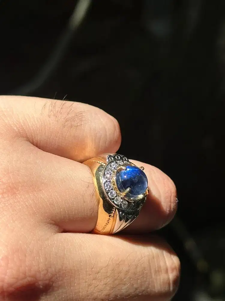 Cincin star blue safir (NEGO)