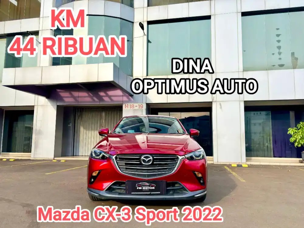 Mazda CX3 Sport 2022 1.5 AT, KM 44 Ribuan,Pajak Panjang