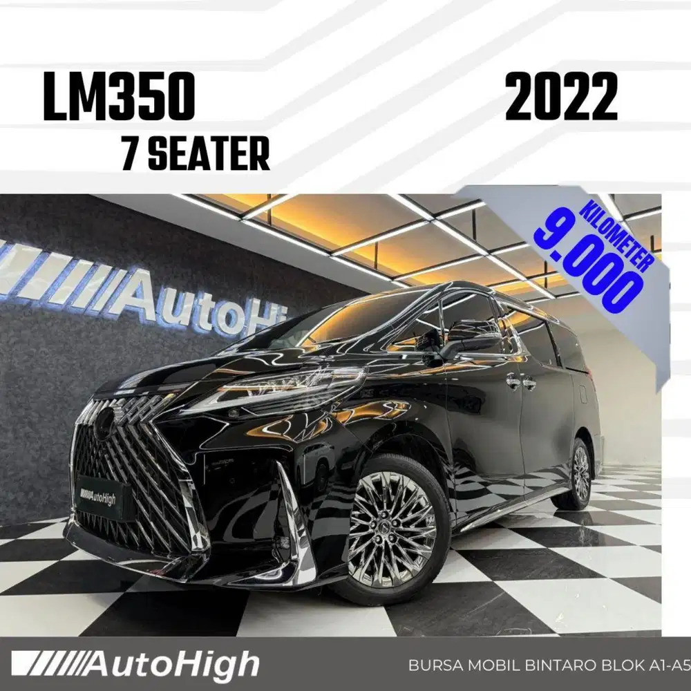 DP10% [Km9.000] LM350 7Seater 2022 Black / LM 350 Reg 2023 #AUTOHIGH