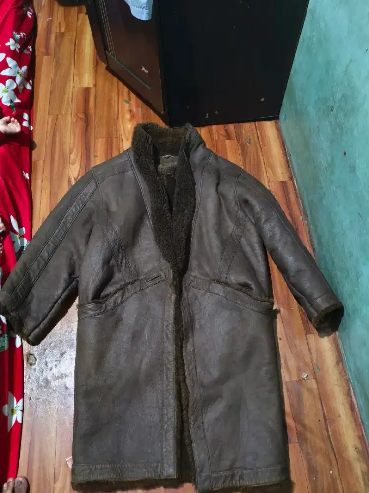 Jaket Kulit Asli P-4 Panjang Size L Murah Meriah