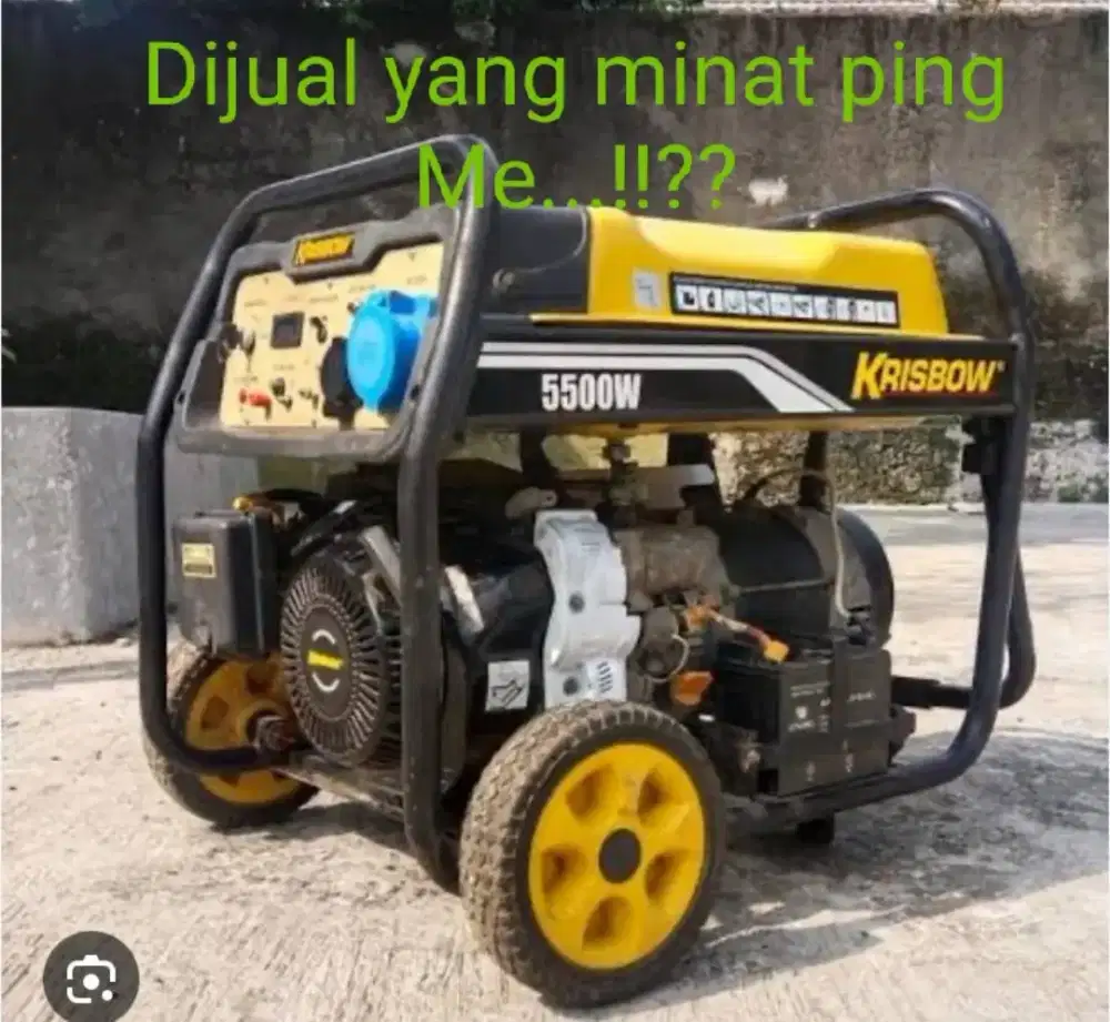 Genset krisbow 5500watt