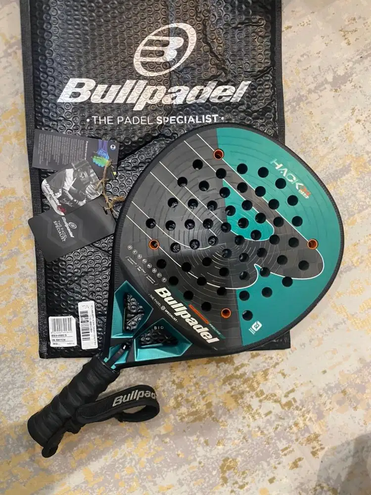 Raket Padel Bullpadel Hack 2025 100%Ori Racket padel Like New