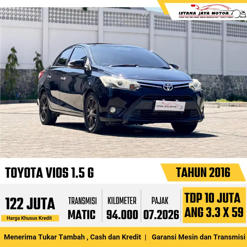 TOYOTA VIOS 1.5 G 2016