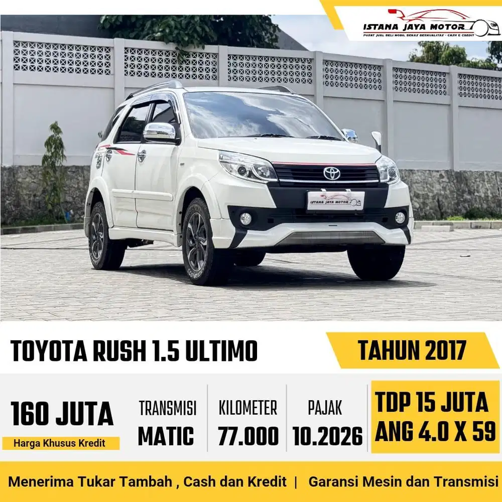 LOW KM Toyota Rush Ultimo 1.5 Manual 2017