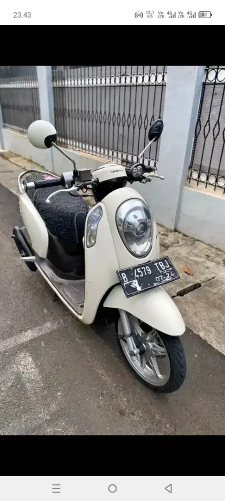 Scoopy injeksi irit body mesin full orisinil