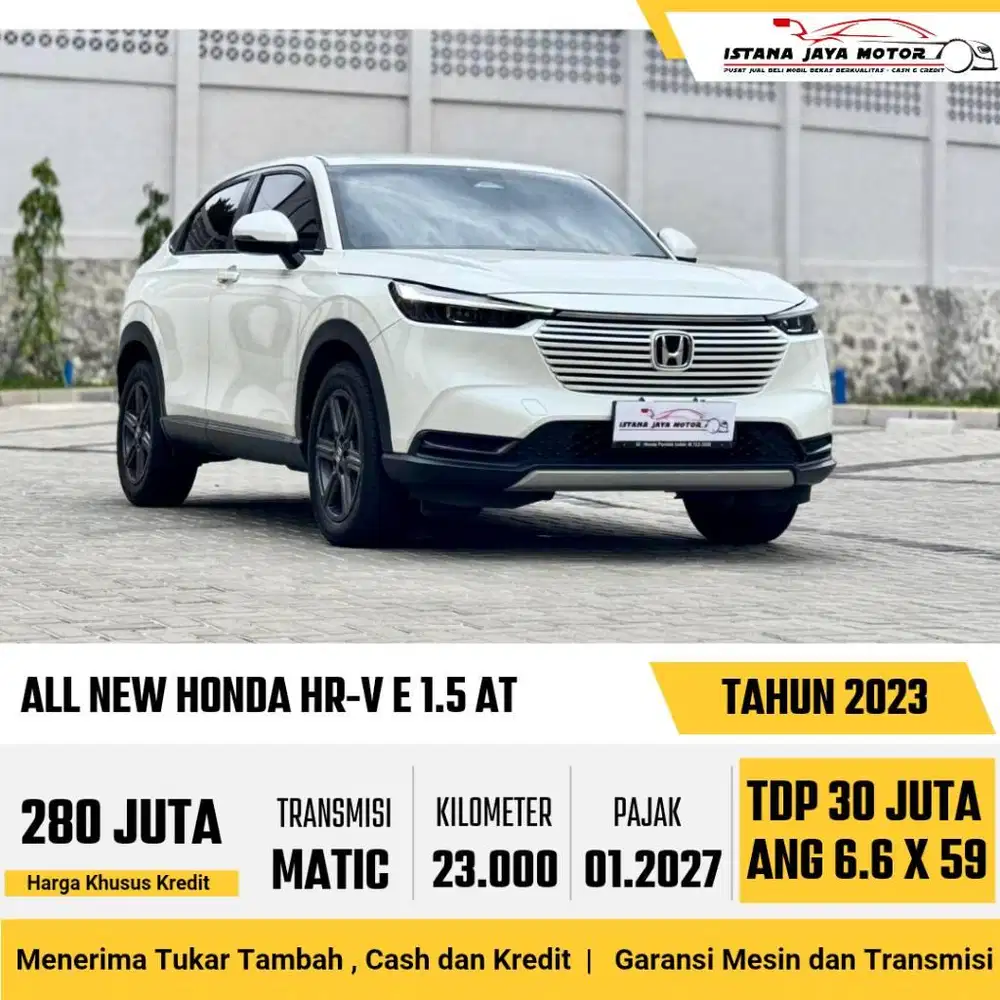 [KM 23RB] ALL NEW Honda HR-V 1.5 E Automatic 2023